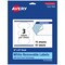 Avery Matte White Removable Oval Labels with Sure Feed Technology, Print-to-the-Edge, 3" x 5"